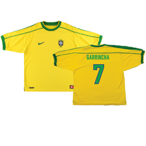 Brazil 1998-00 Home Shirt (Excellent) (GARRINCHA 7)_0