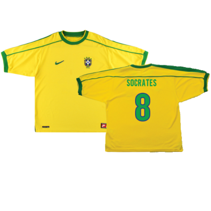 Brazil 1998-00 Home Shirt (Excellent) (SOCRATES 8)