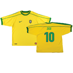 Brazil 1998-00 Home Shirt (Excellent) (ZICO 10)_0