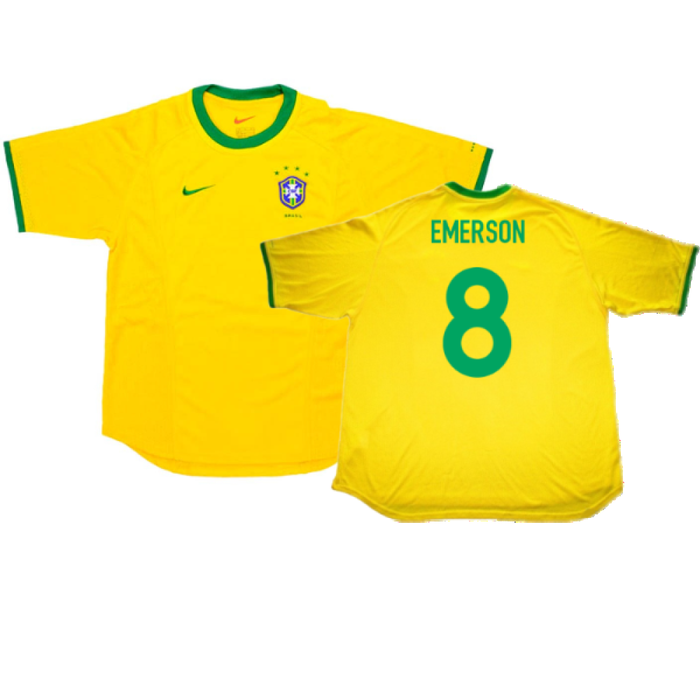 Brazil 2000-02 Home Shirt (L) (Very Good) (Emerson 8)