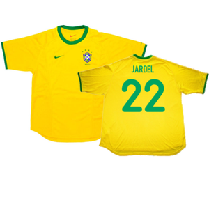 Brazil 2000-02 home (XL) (Excellent) (Jardel 22)_0