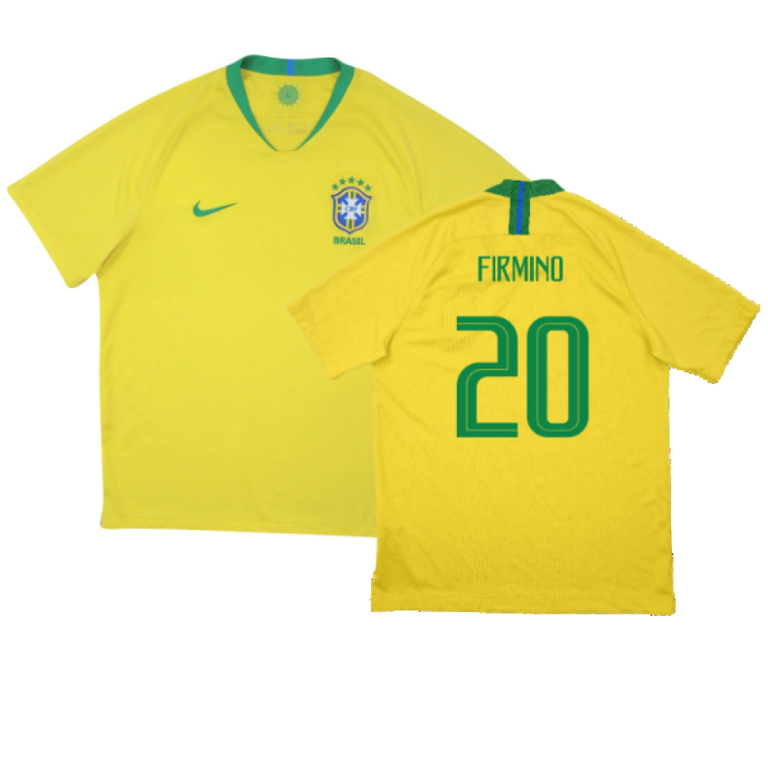 Brazil 2018-19 Home Shirt (Excellent) (Firmino 20) – Classic