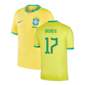 Brazil 2022-23 Home Shirt (Baby) (3-6 months) (Excellent) (Bruno G 17)_0