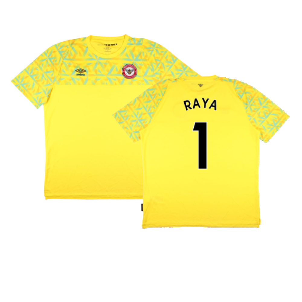 Brentford 2022-23 Goalkeeper Home Shirt (XXL) (Excellent) (Raya 1)_0