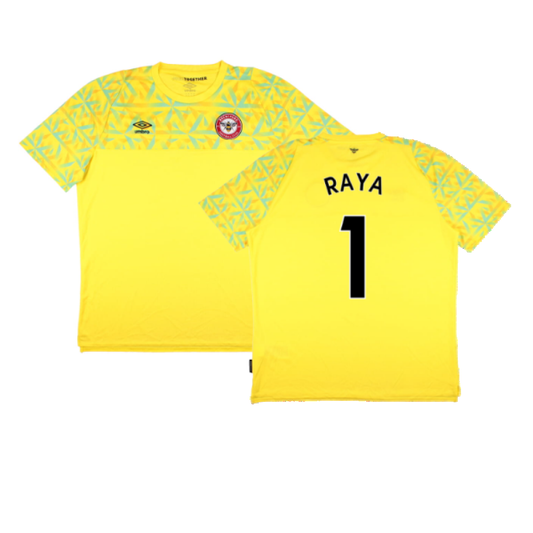 Brentford 2022-23 Goalkeeper Home Shirt (XXL) (Excellent) (Raya 1)_0