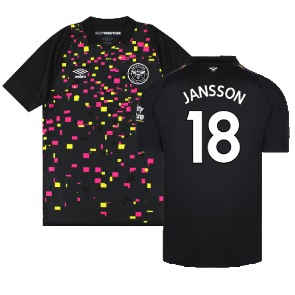 Brentford 2022-23 Third Shirt (Sponsorless) (M) (BNWT) (JANSSON 18)_0