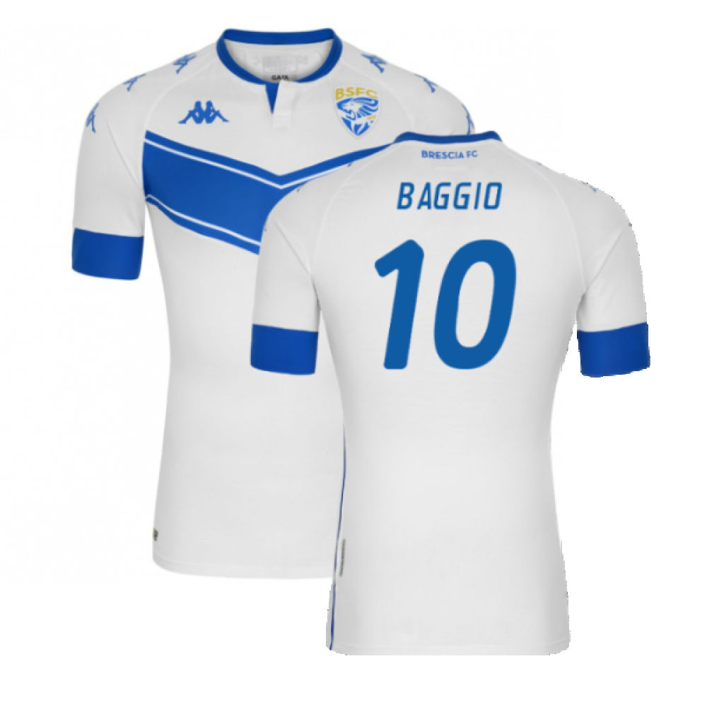 Brescia 2020-21 Away Shirt (Sponsorless) (XL) (BAGGIO 10) (Mint
