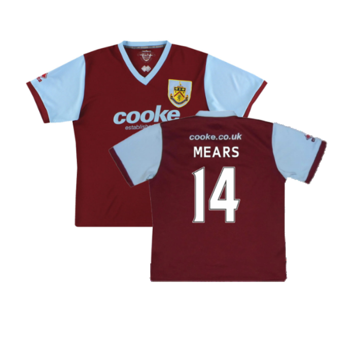 Burnley 2009-10 Home Shirt (XL) (Excellent) (Mears 14)