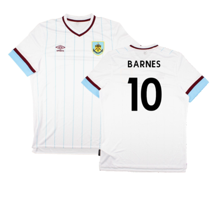 Burnley 2021-22 Away Shirt (Sponsorless) (S) (Excellent) (BARNES 10)