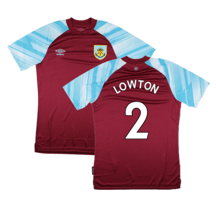 Burnley 2021-22 Home Shirt (Sponsorless) (L) (LOWTON 2) (Mint)