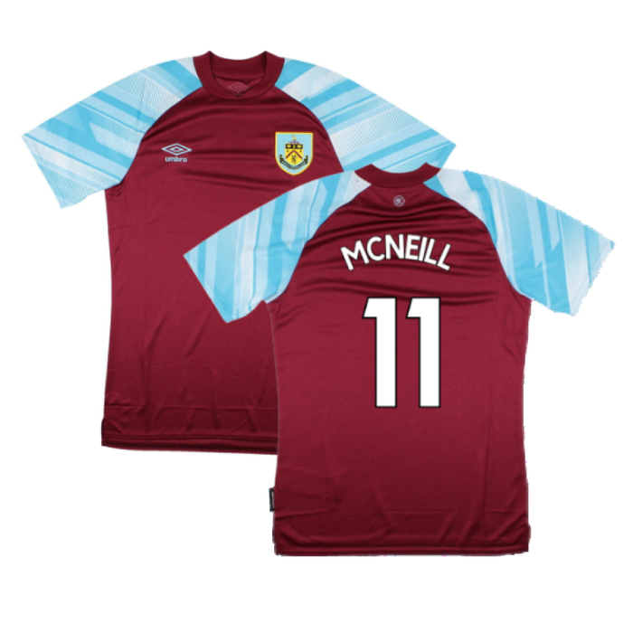 Burnley 2021-22 Home Shirt (Sponsorless) (XL) (McNEILL 11) (Mint)