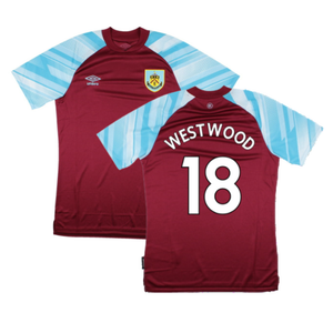 Burnley 2021-22 Home Shirt (Sponsorless) (XL) (WESTWOOD 18) (Mint)_0