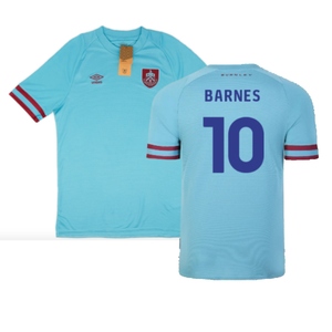 Burnley 2022-23 Away Shirt (Sponsorless) (M) (Mint) (BARNES 10)_0