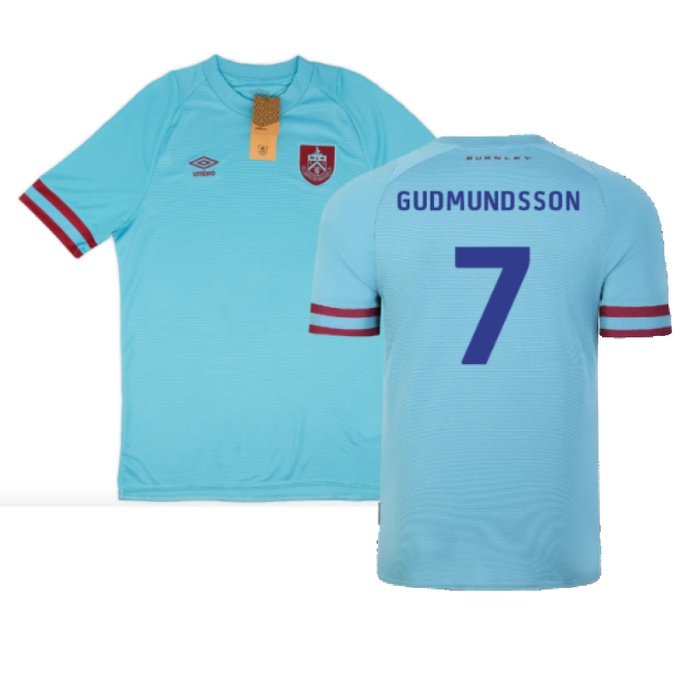 Burnley 2022-23 Away Shirt (Sponsorless) (M) (Mint) (GUDMUNDSSON 7)