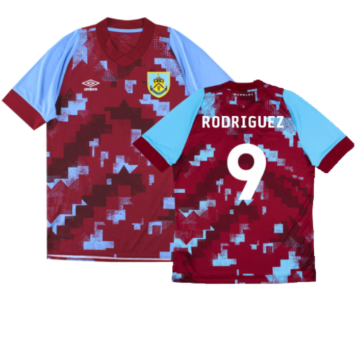 Burnley 2022-23 Home Shirt (M) (Mint) (RODRIGUEZ 9)