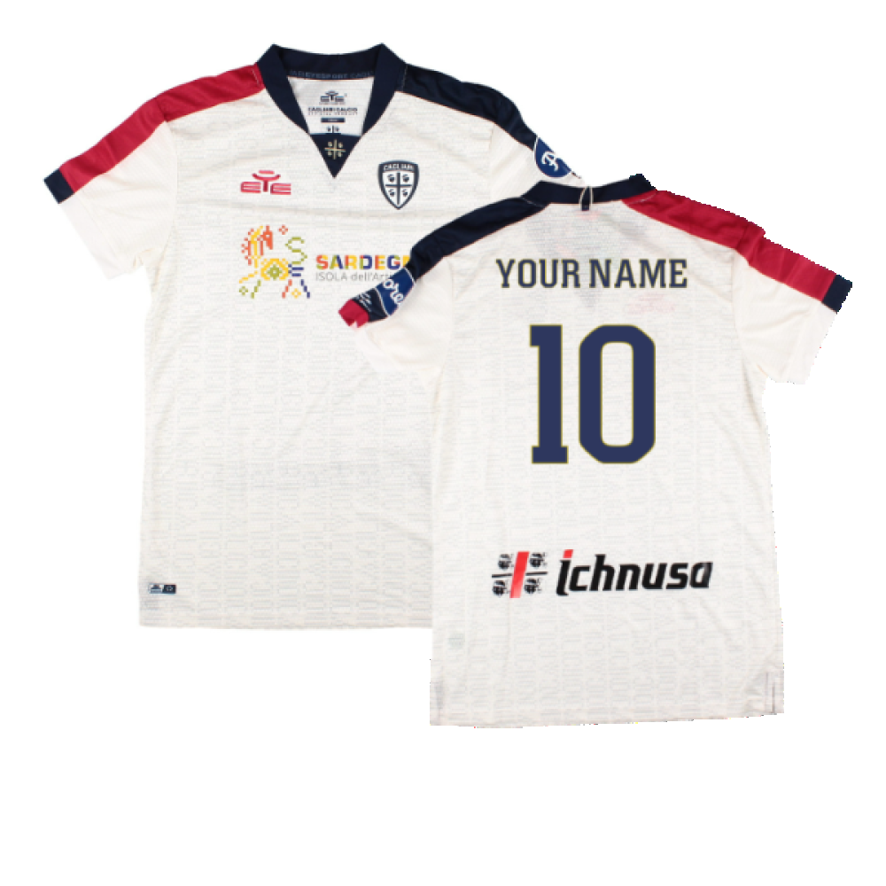 Cagliari 2022-23 Away Shirt (S) (Your Name 10) (BNWT)_0