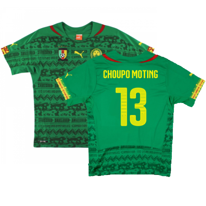 Cameroon 2014-15 Home Shirt (Excellent) (Choupo Moting 13)