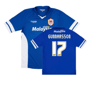 Cardiff City 2014-15 Away Shirt (M) (Very Good) (Gunnarsson 17)_0