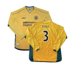 Celtic 2002-2003 Long Sleeve Away Shirt (Excellent) (Sylla 3)_0