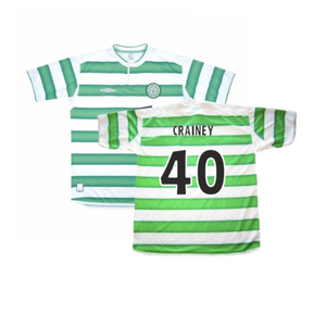 Celtic 2003-04 Home Shirt (M) (Very Good) (Crainey 40)_0