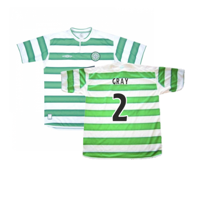 Celtic 2003-04 Home Shirt (M) (Very Good) (Gray 2)