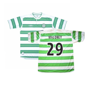 Celtic 2003-04 Home Shirt (M) (Very Good) (Maloney 29)_0