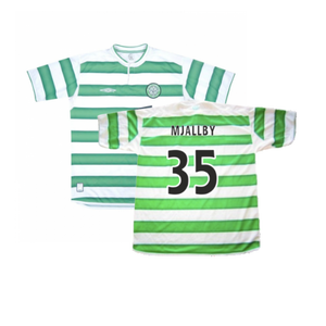 Celtic 2003-04 Home Shirt (M) (Very Good) (Mjallby 35)_0