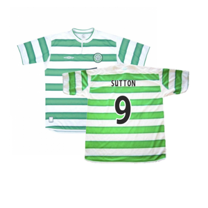 Celtic 2003-04 Home Shirt (M) (Very Good) (Sutton 9)_0