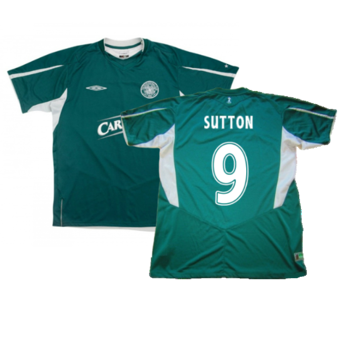 Celtic 2004-05 Away Shirt (XL) (Excellent) (Sutton 9)