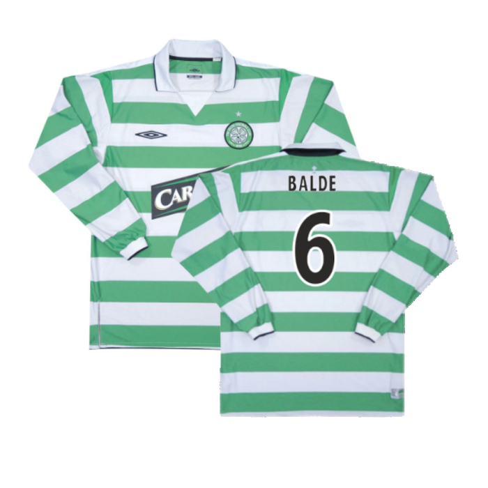 Celtic 2004-05 Home Long Sleeve Shirt (XXL) (Excellent) (Balde 6)