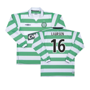 Celtic 2004-05 Home Long Sleeve Shirt (XXL) (Excellent) (Laursen 16)_0