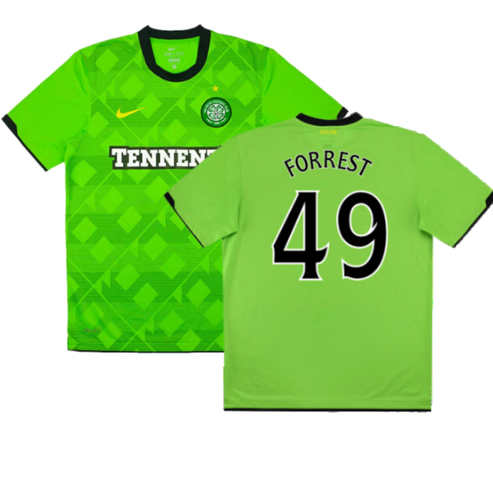 Celtic 2010-11 Away Shirt (XL) (Mint) (Forrest 49)