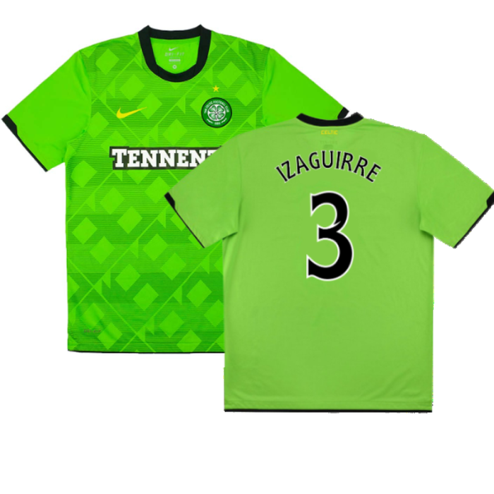 Celtic 2010-11 Away Shirt (XL) (Mint) (Izaguirre 3)