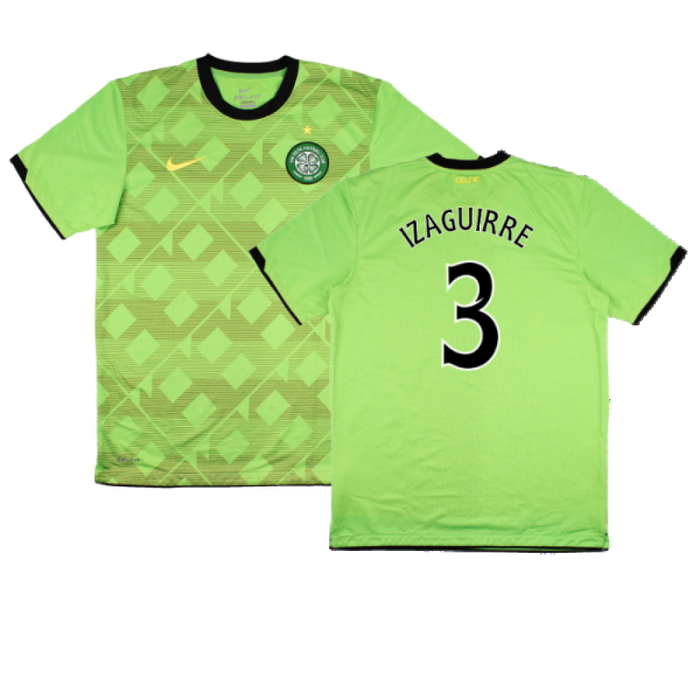 Celtic 2010-11 Away Shirt (Sponsorless) (M) (Very Good) (Izaguirre 3)