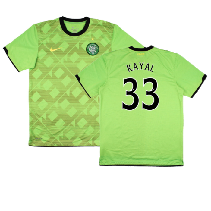 Celtic 2010-11 Away Shirt (Sponsorless) (M) (Excellent) (Kayal 33)