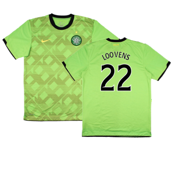 Celtic 2010-11 Away Shirt (Sponsorless) (M) (Excellent) (Loovens 22)