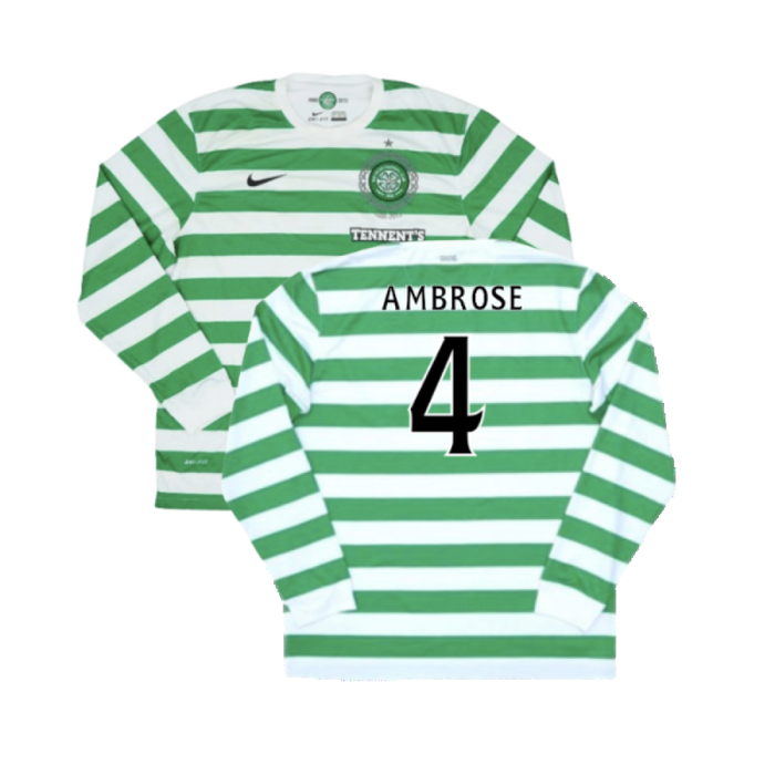 Celtic 2012-13 Long Sleeved Home Shirt (XL) (Excellent) (Ambrose 4)