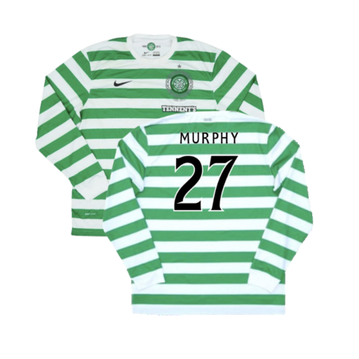 Celtic 2012-13 Long Sleeved Home Shirt (XL) (Excellent) (Murphy 27)