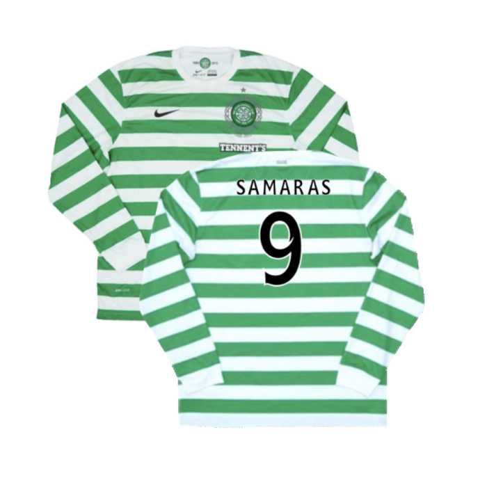 Celtic 2012-13 Long Sleeved Home Shirt (XL) (Excellent) (Samaras 9)