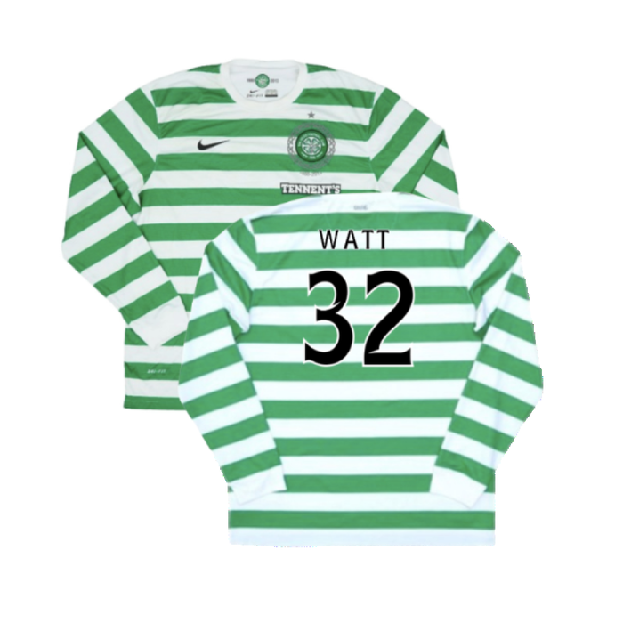 Celtic 2012-13 Long Sleeved Home Shirt (XL) (Excellent) (Watt 32)