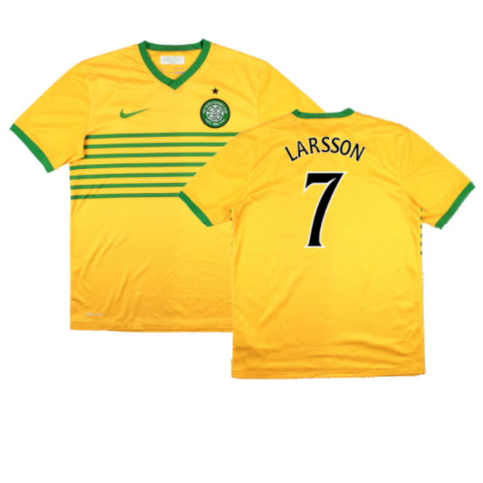 Celtic 2013-14 Away Shirt (Sponsorless) (XL Boys) (Good) (Larsson 7)