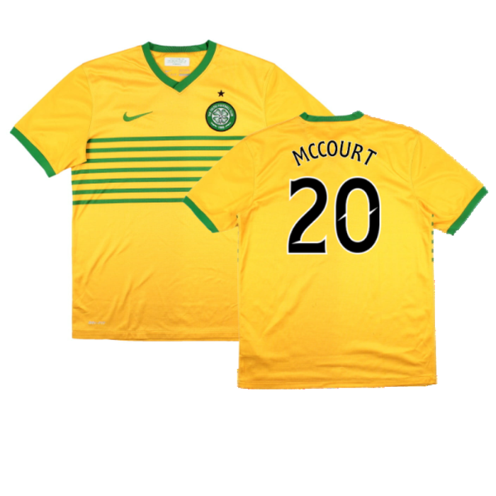 Celtic 2013-14 Away Shirt (Sponsorless) (M) (Very Good) (McCourt 20)