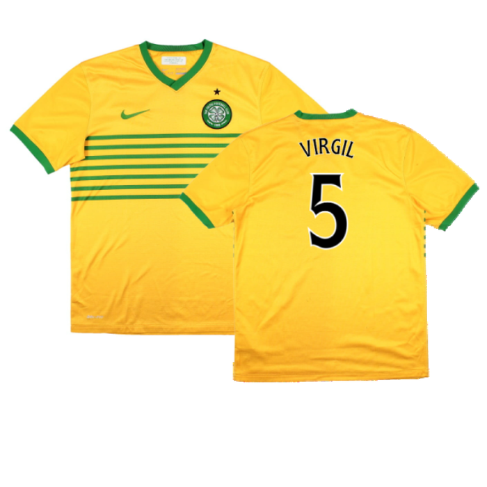 Celtic 2013-14 Away Shirt (Sponsorless) (XL Boys) (Good) (Virgil 5)