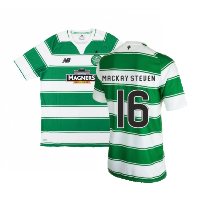 Celtic 2015-16 Home Shirt (Excellent) (Mackay Steven 16)