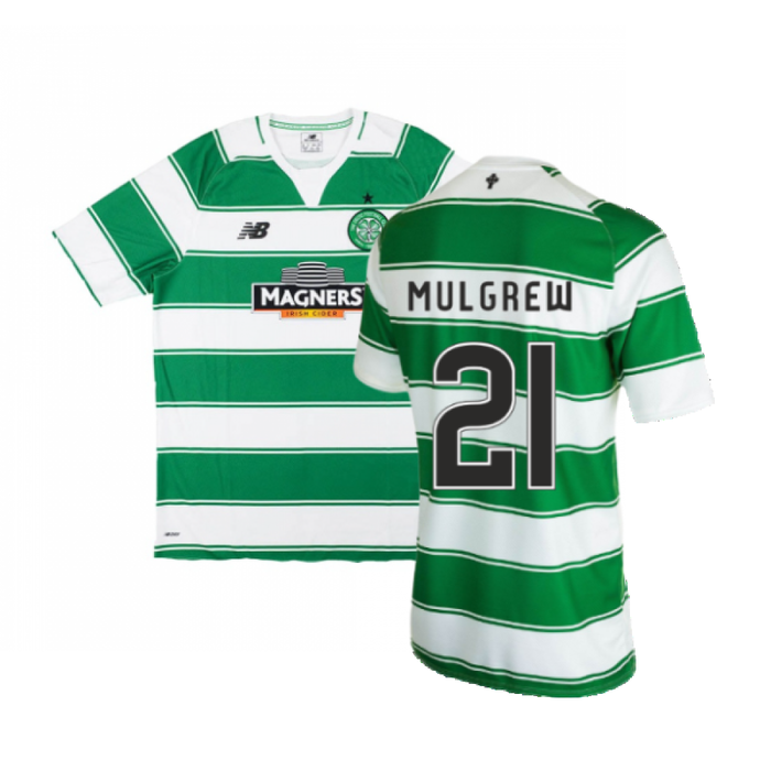 Celtic 2015-16 Home Shirt (Excellent) (Mulgrew 21)