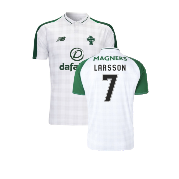 Celtic 2018-19 Away Shirt (s) (Excellent) (Larsson 7)