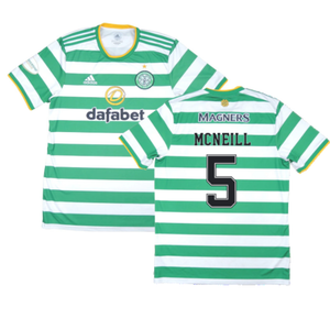 Celtic 2020-21 Home Shirt (XL) (Mint) (MCNEILL 5)_0