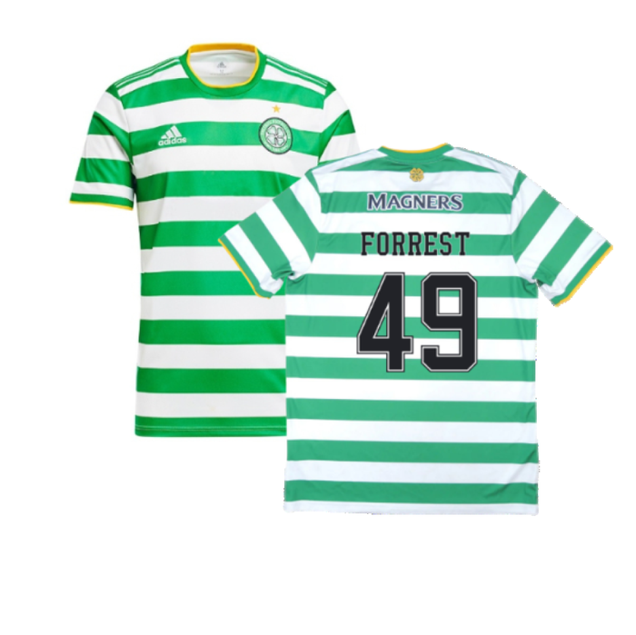 Celtic 2020-21 Home Shirt (Sponsorless) (L) (FORREST 49) (Excellent)