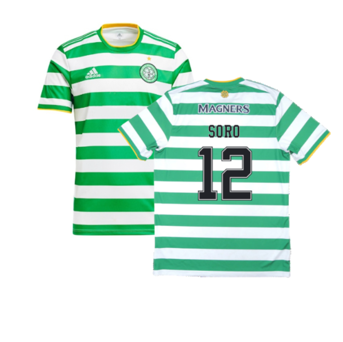 Celtic 2020-21 Home Shirt (Sponsorless) (L) (SORO 12) (Excellent)