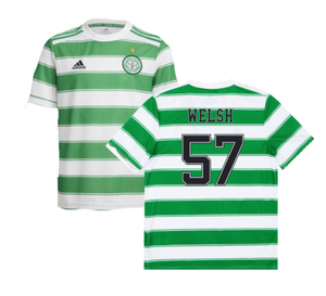 Celtic 2021-22 Home Shirt (Sponsorless) (L) (WELSH 57) (Good)_0